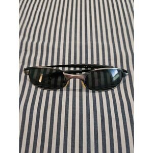 Fossil Sunglasses FOS 3066/S Silver Grey Semi-Rimless Aviator Rectangular 90s